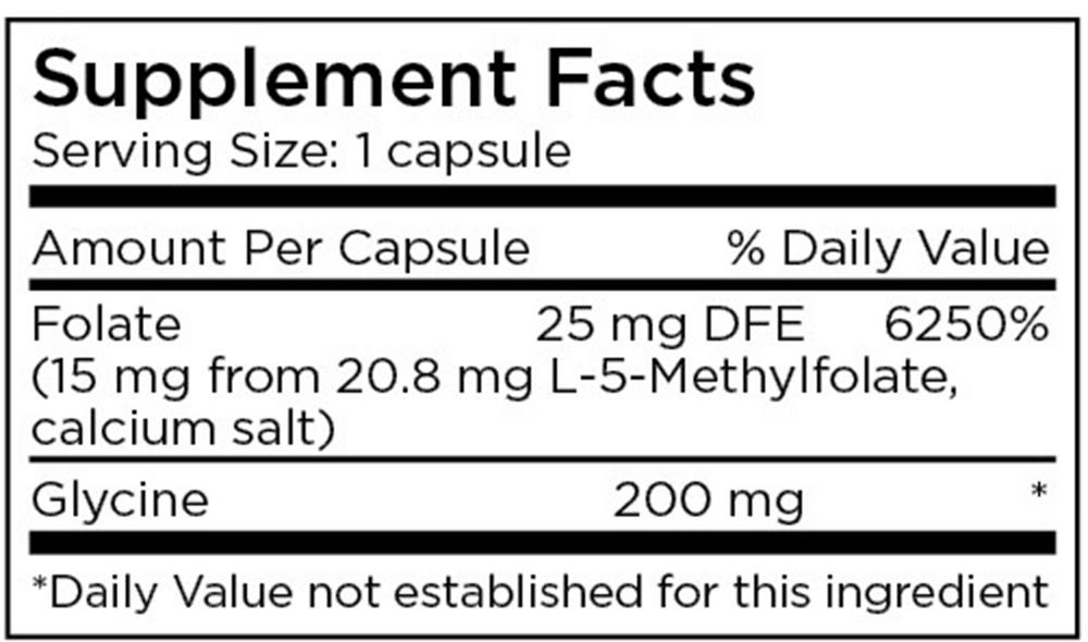 Methylfolate 15mg 30 CAPS