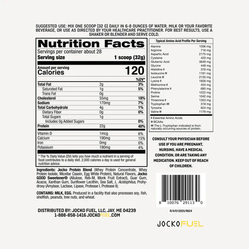 JOCKO BANANA CREAM PROTEIN 31 SRVG