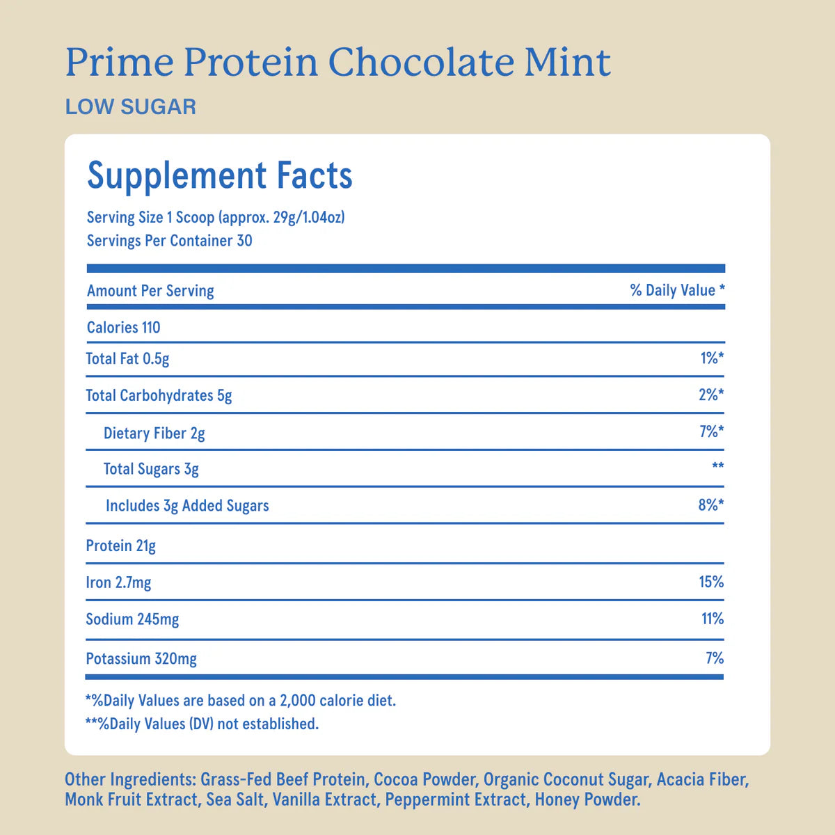 Equip Chocolate Mint Protein 30srvg