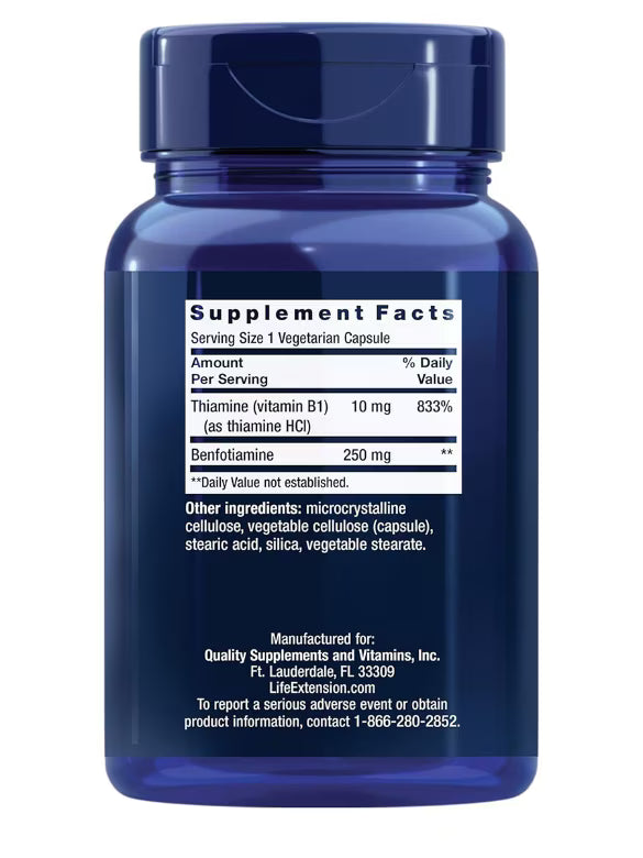 Mega Benfotiamine 120 CAPS