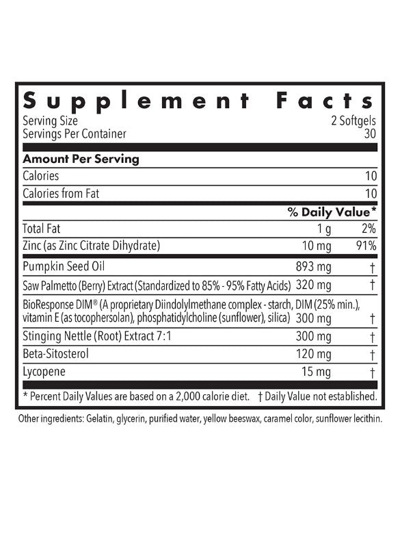 DIM Palmetto Prostate Formula 60 GELS