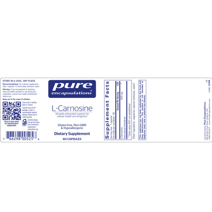 L-Carnosine Pure 60 CAPS