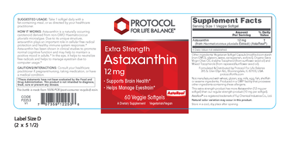 Astaxanthin 12mg