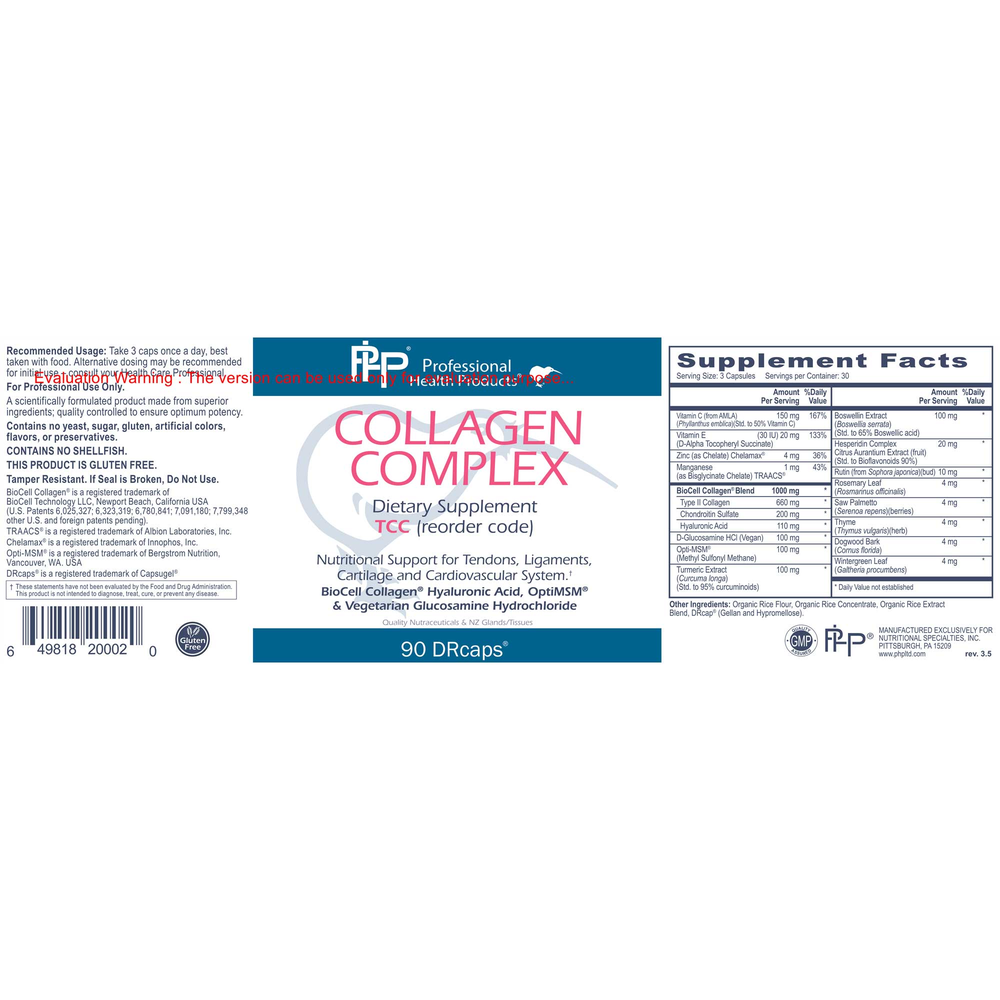 Collagen Complex 90 CAPS