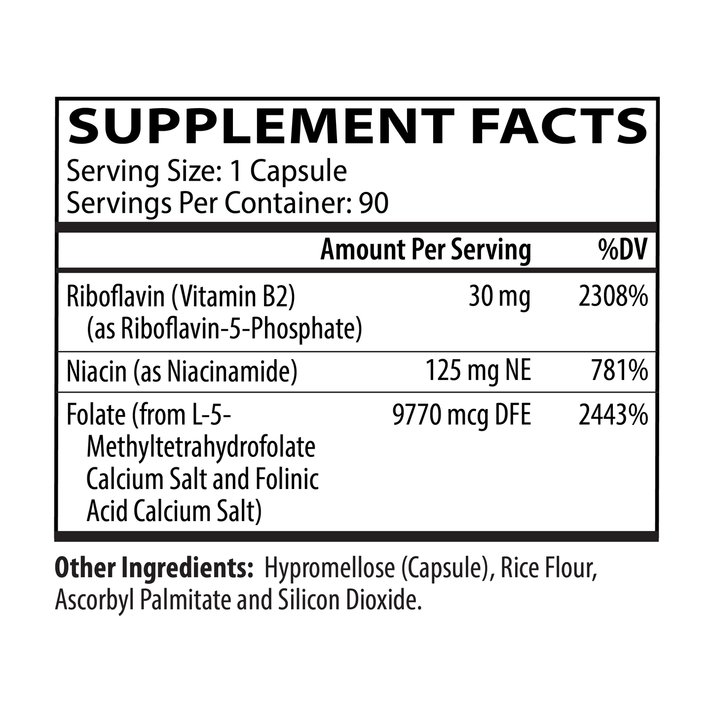 Methyl Folate Pro NBX 90 CAPS