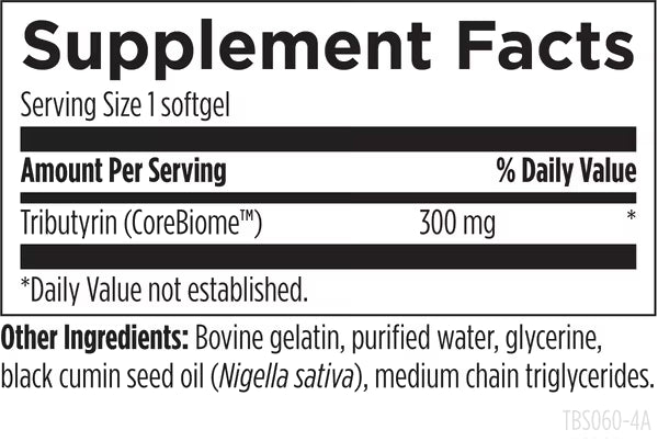Tri-Butyrin Supreme DFH 60 gels