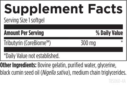 Tri-Butyrin Supreme DFH 60 gels