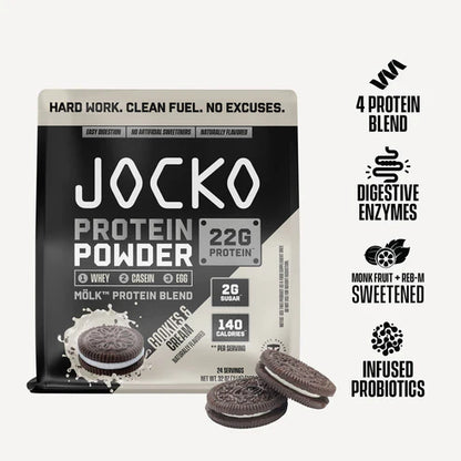 JOCKO COOKIES & CREAM PROTEIN 31 SRVG