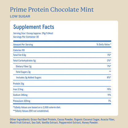 Equip Chocolate Mint Protein 30srvg