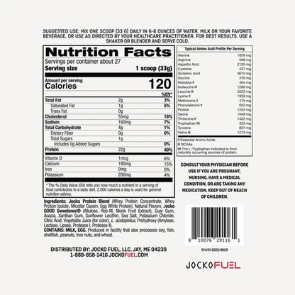 JOCKO STRAWBERRY PROTEIN 31 SRVG