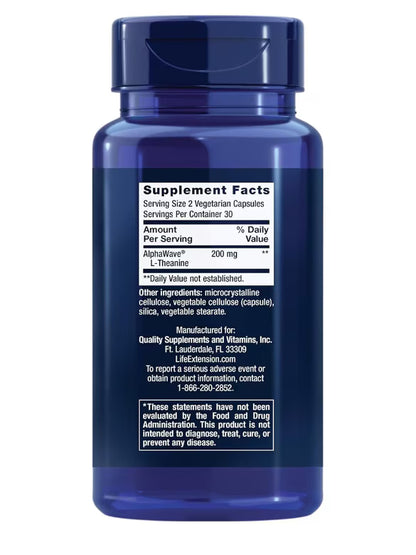 L-Theanine 100mg Metabolic 60 CAPS