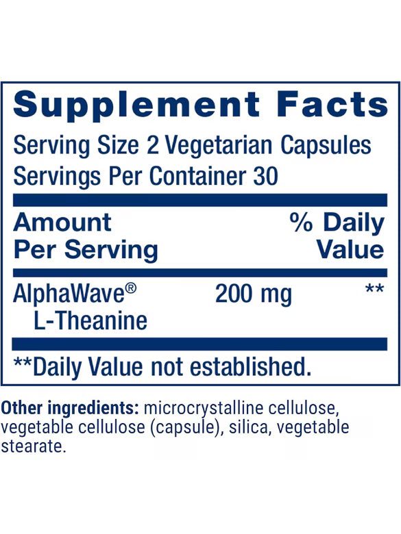 L-Theanine 100mg Metabolic 60 CAPS
