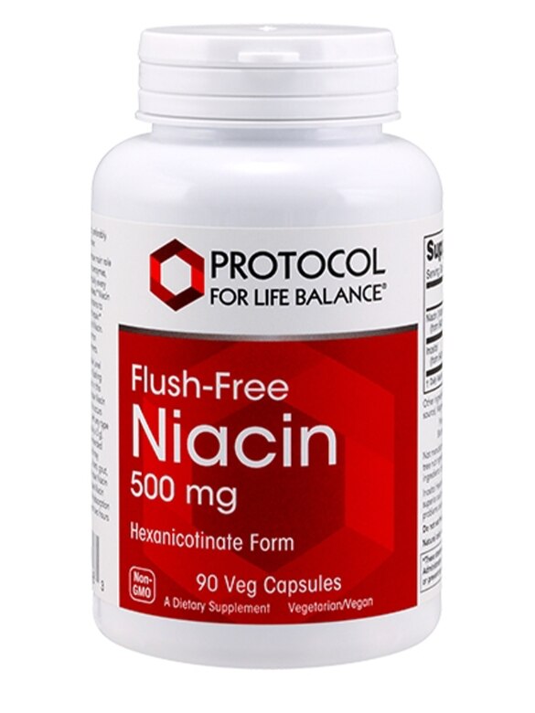 Flush-Free Niacin 500mg Protocol 90 CAPS
