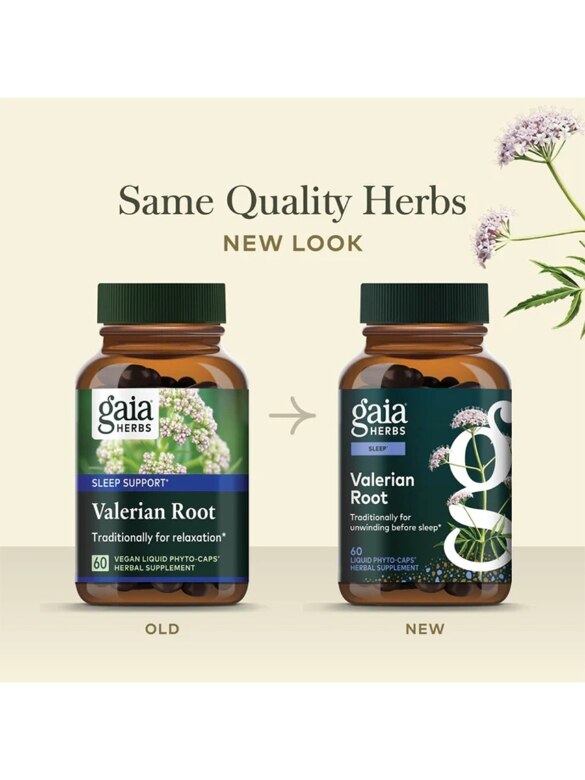 Gaia Valerian Root 60 CAPS
