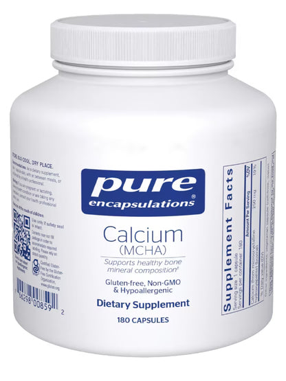 Pure Calcium MCHA 180 CAPS