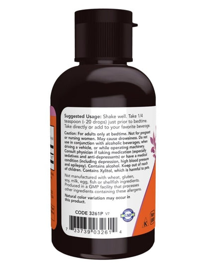 NOW Liquid Melatonin 66 SRVGS