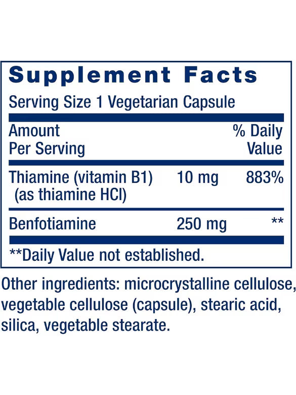 Mega Benfotiamine 120 CAPS