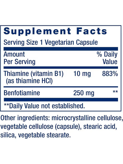Mega Benfotiamine 120 CAPS