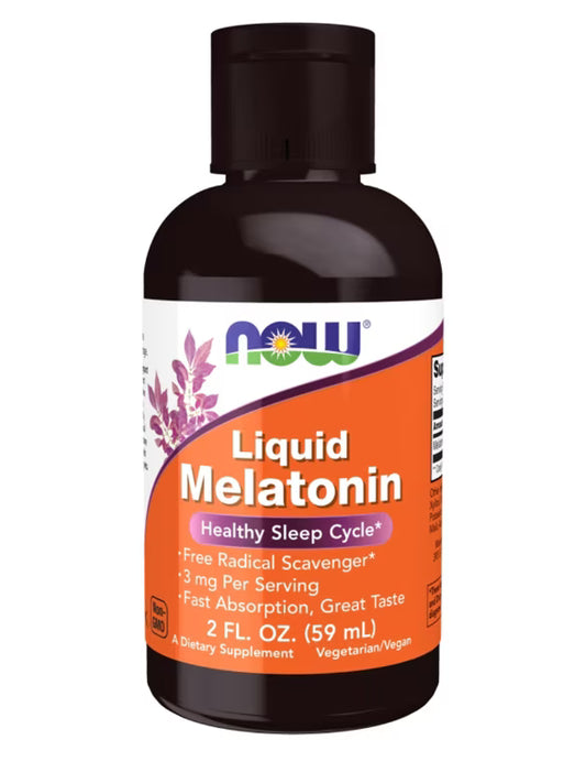 NOW Liquid Melatonin 66 SRVGS