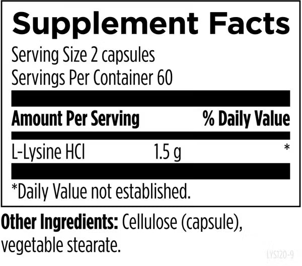 L-Lysine DFH 120 CAPS