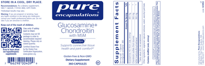 Glucosamine Chondroitin w/ MSM 360 CAPS